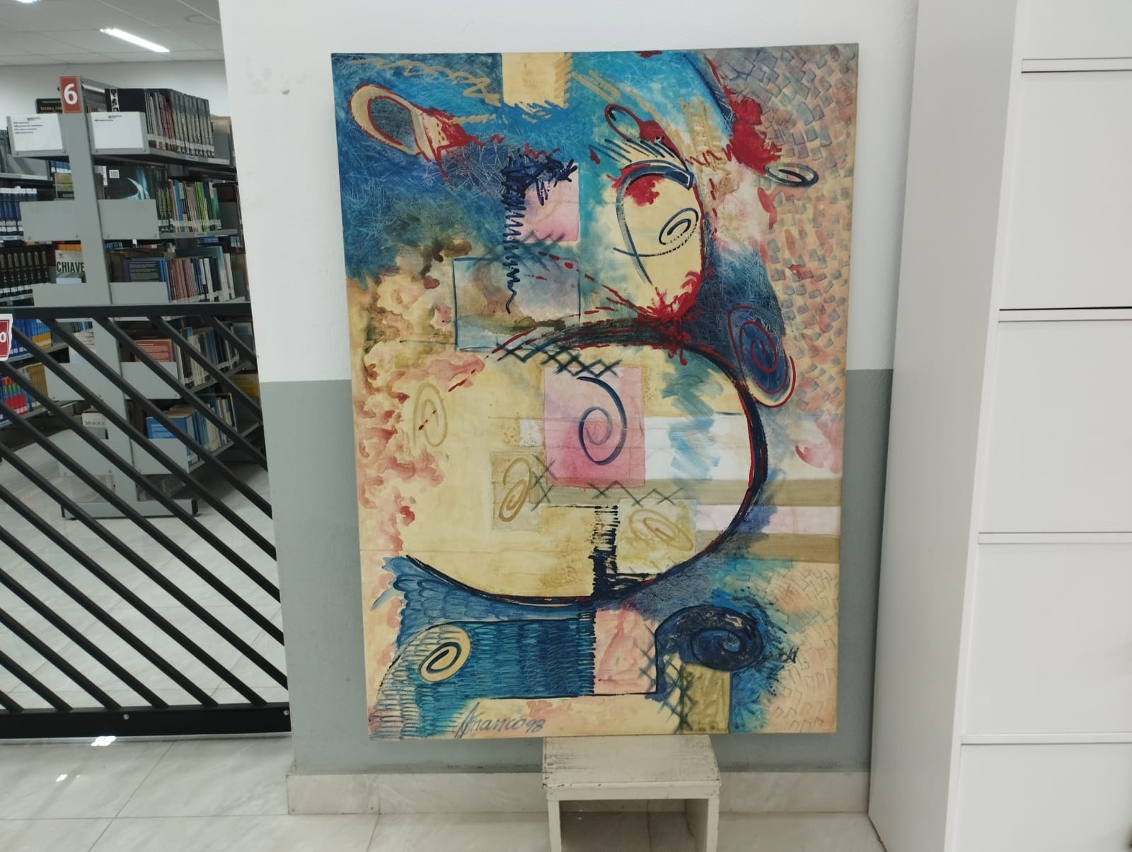 Imagem da notícia Biblioteca promove exposição ‘Raízes’ da artista Ana Franco