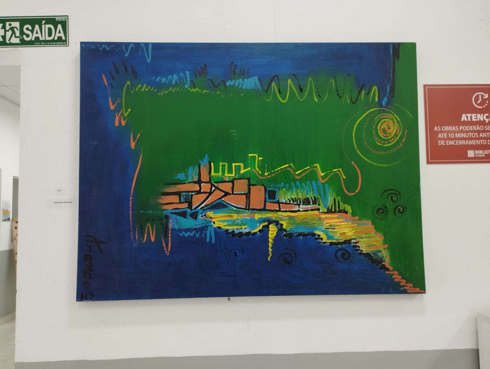 Imagem da notícia Biblioteca promove exposição ‘Raízes’ da artista Ana Franco