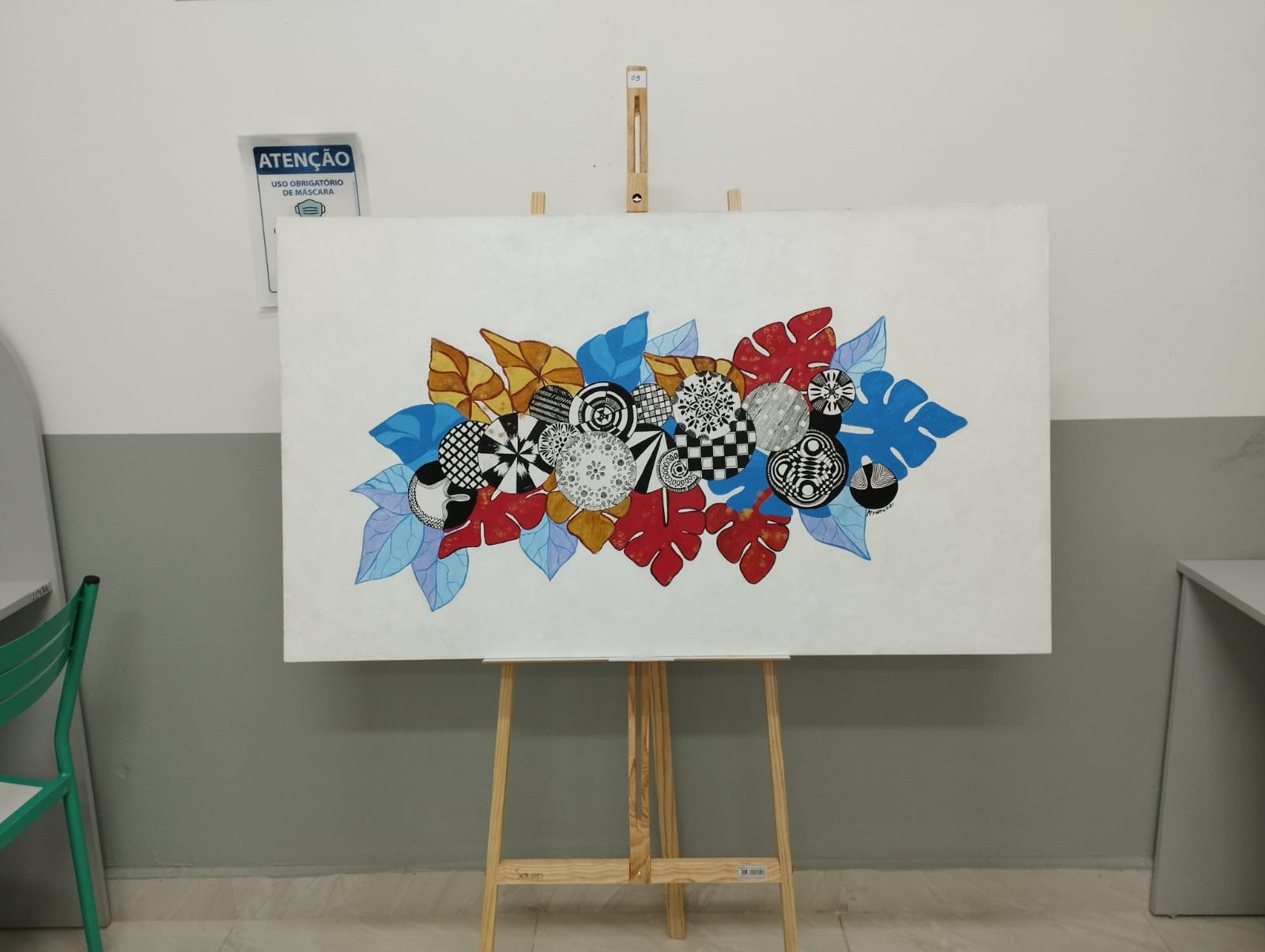 Imagem da notícia Biblioteca promove exposição ‘Raízes’ da artista Ana Franco
