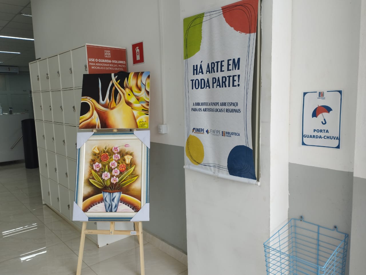 Imagem da notícia Biblioteca FUNEPE Promove Exposição ‘Superação’ do Artista Jadir Raymundo
