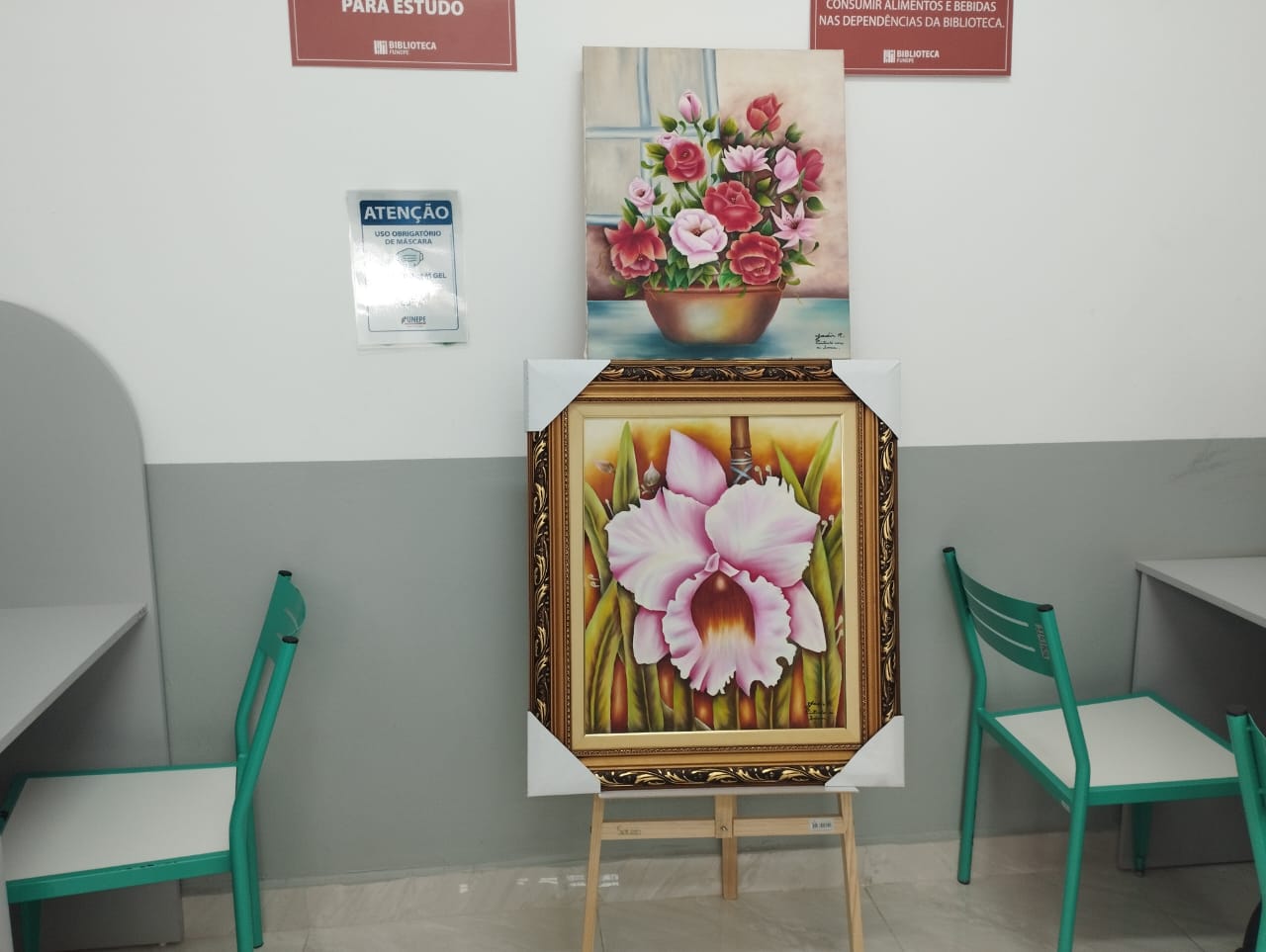Imagem da notícia Biblioteca FUNEPE Promove Exposição ‘Superação’ do Artista Jadir Raymundo