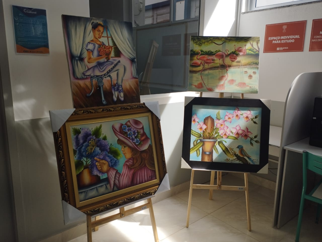 Imagem da notícia Biblioteca FUNEPE Promove Exposição ‘Superação’ do Artista Jadir Raymundo