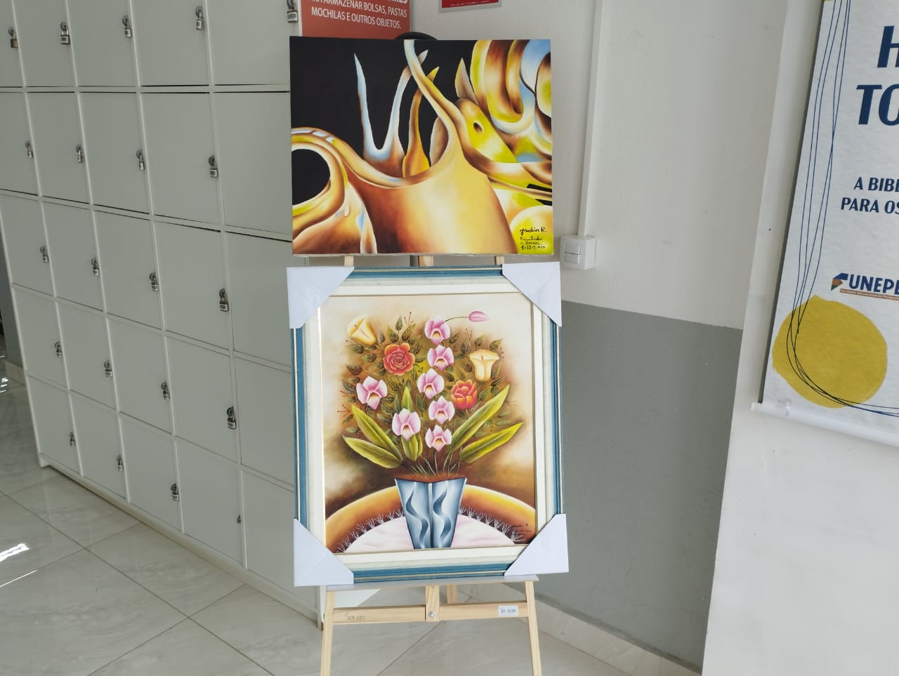 Imagem da notícia Biblioteca FUNEPE Promove Exposição ‘Superação’ do Artista Jadir Raymundo
