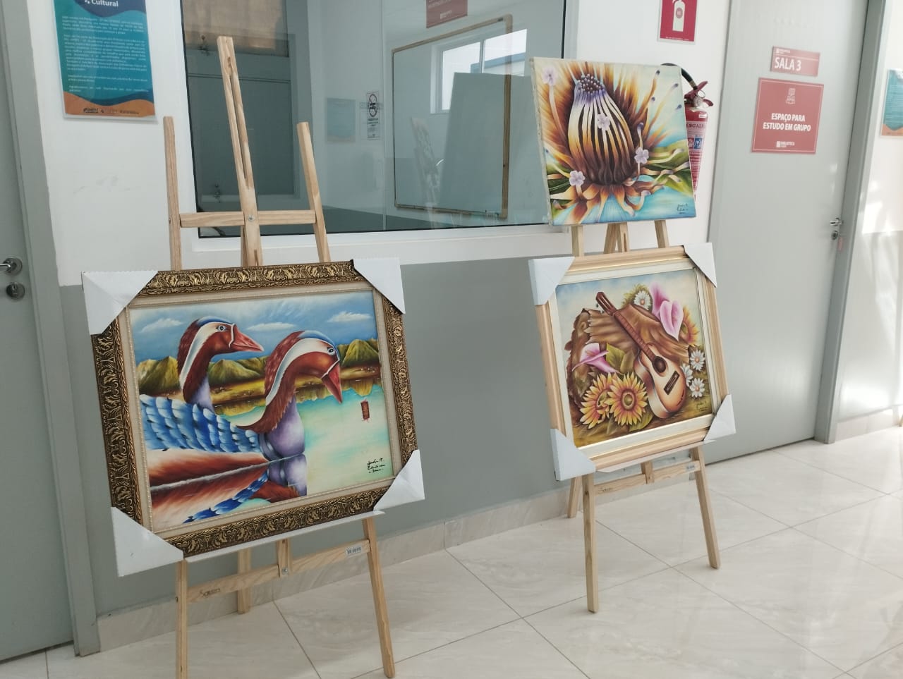 Imagem da notícia Biblioteca FUNEPE Promove Exposição ‘Superação’ do Artista Jadir Raymundo