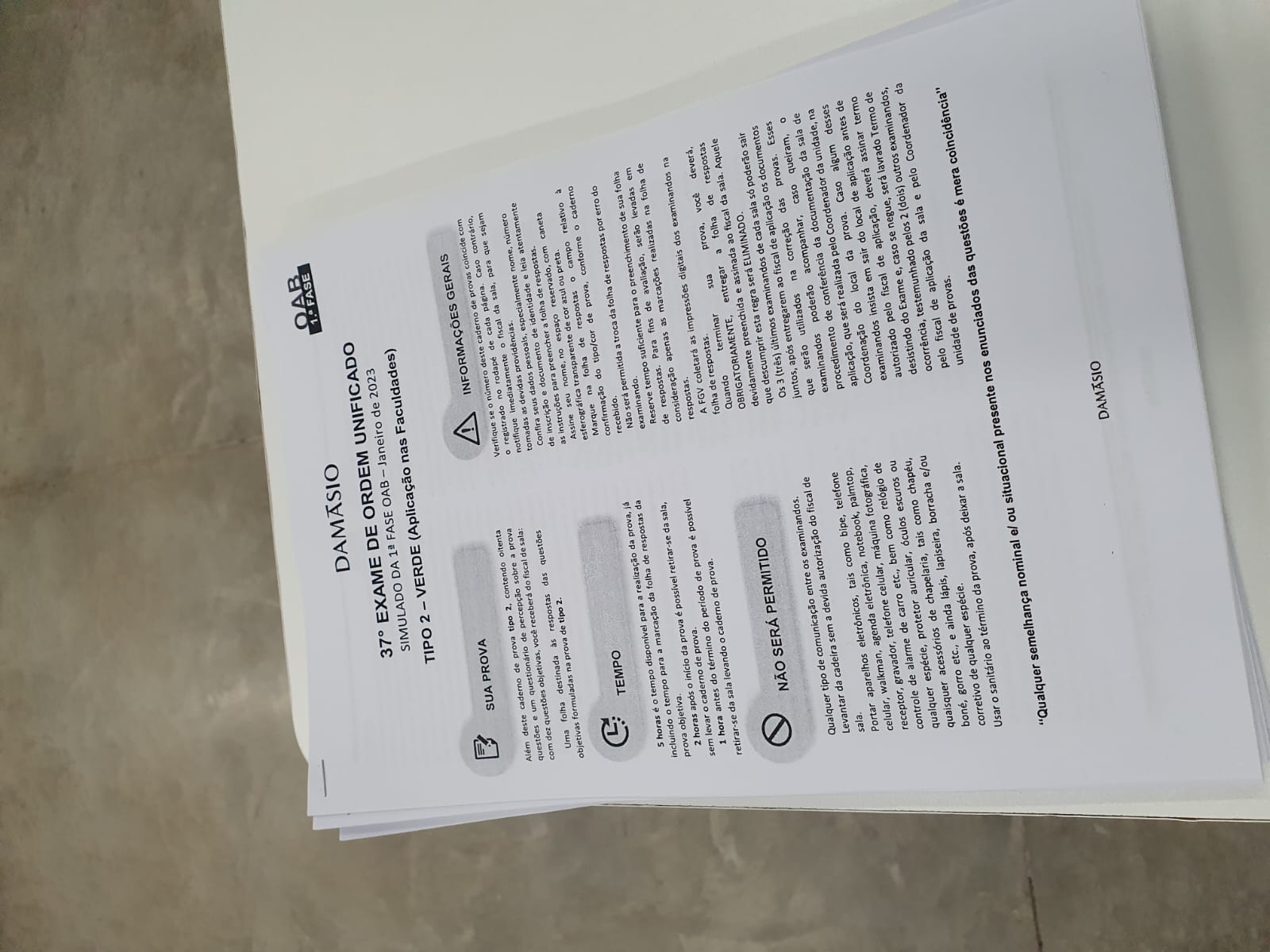 Imagem principal da notícia Curso De Direito da FUNEPE Aplica Simulado Preparatório para OAB