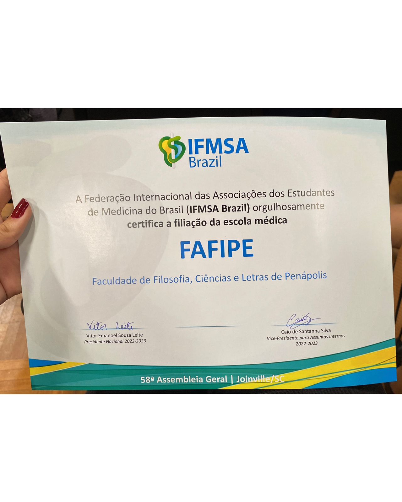 Imagem principal da notícia Alunos de Medicina Participam de Assembleia Geral da IFMSA Brazil