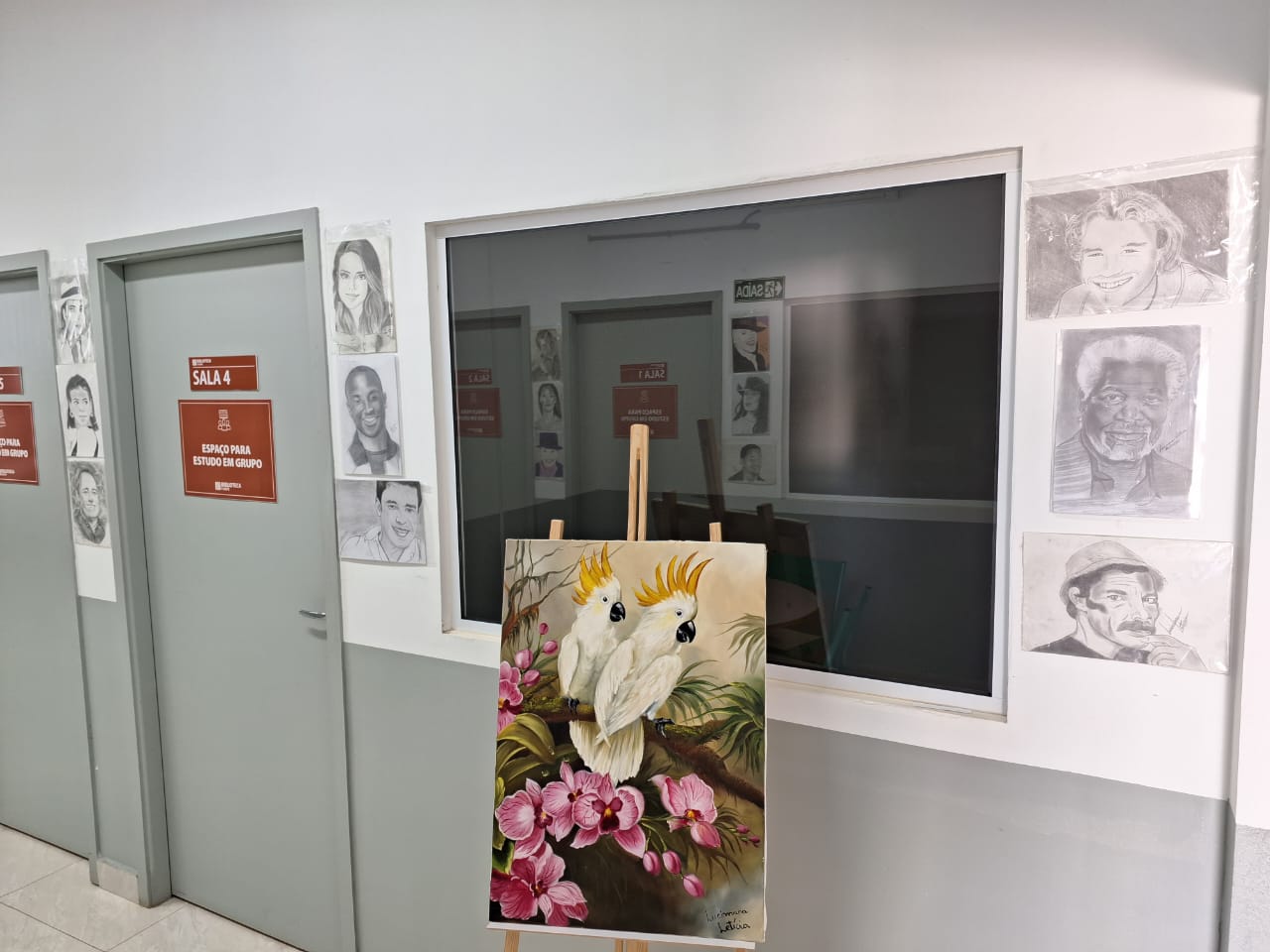 Imagem da notícia BIBLIOTECA FUNEPE Promove Exposição De Retratos E Caricaturas