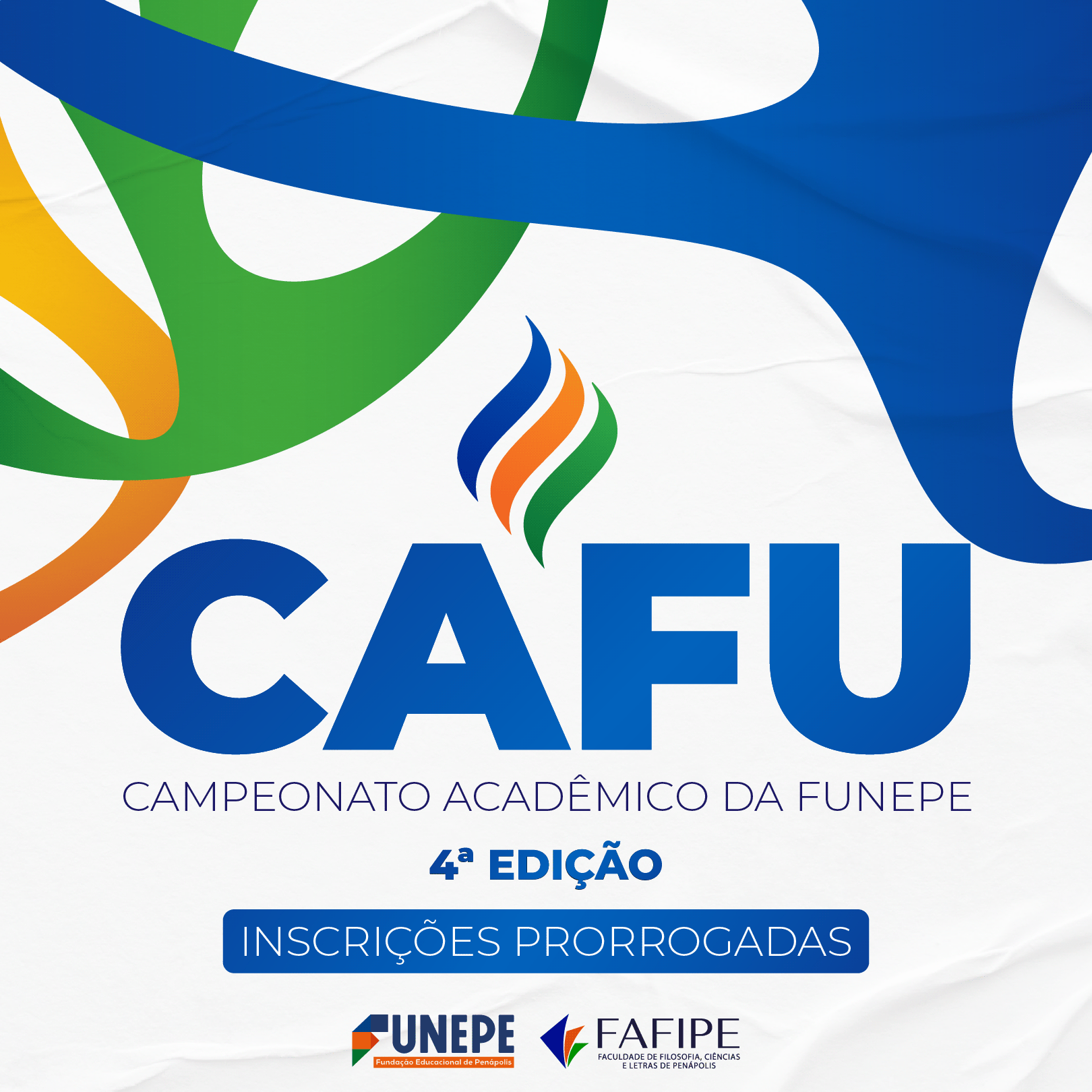 Imagem principal da notícia CAFU TEM INSCRIÇÕES PRORROGADAS