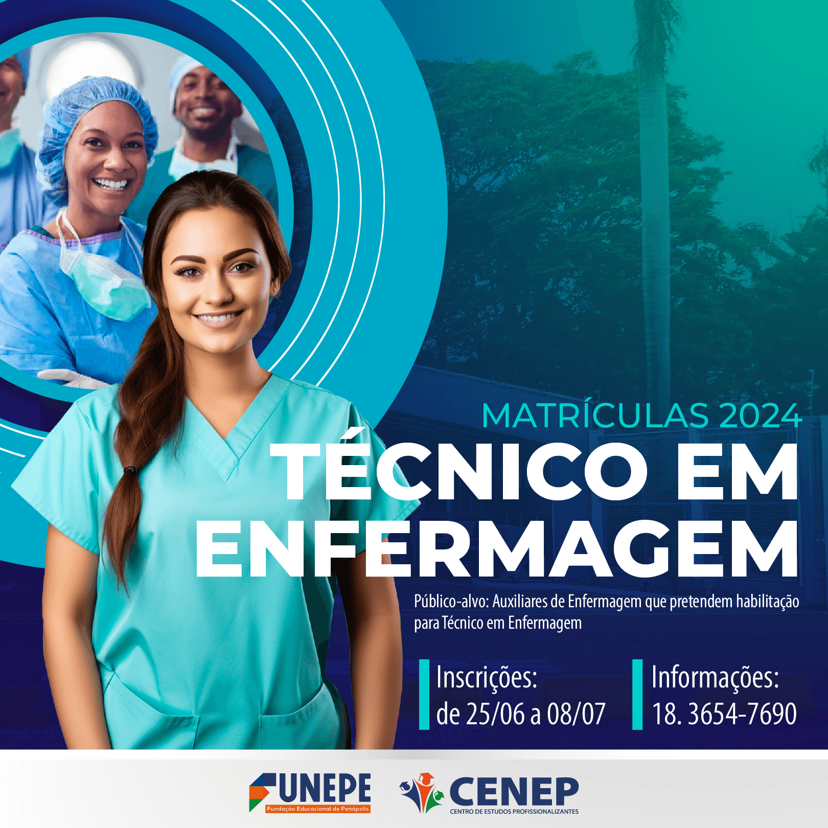 Matrículas Curso Técnico em Enfermagem 