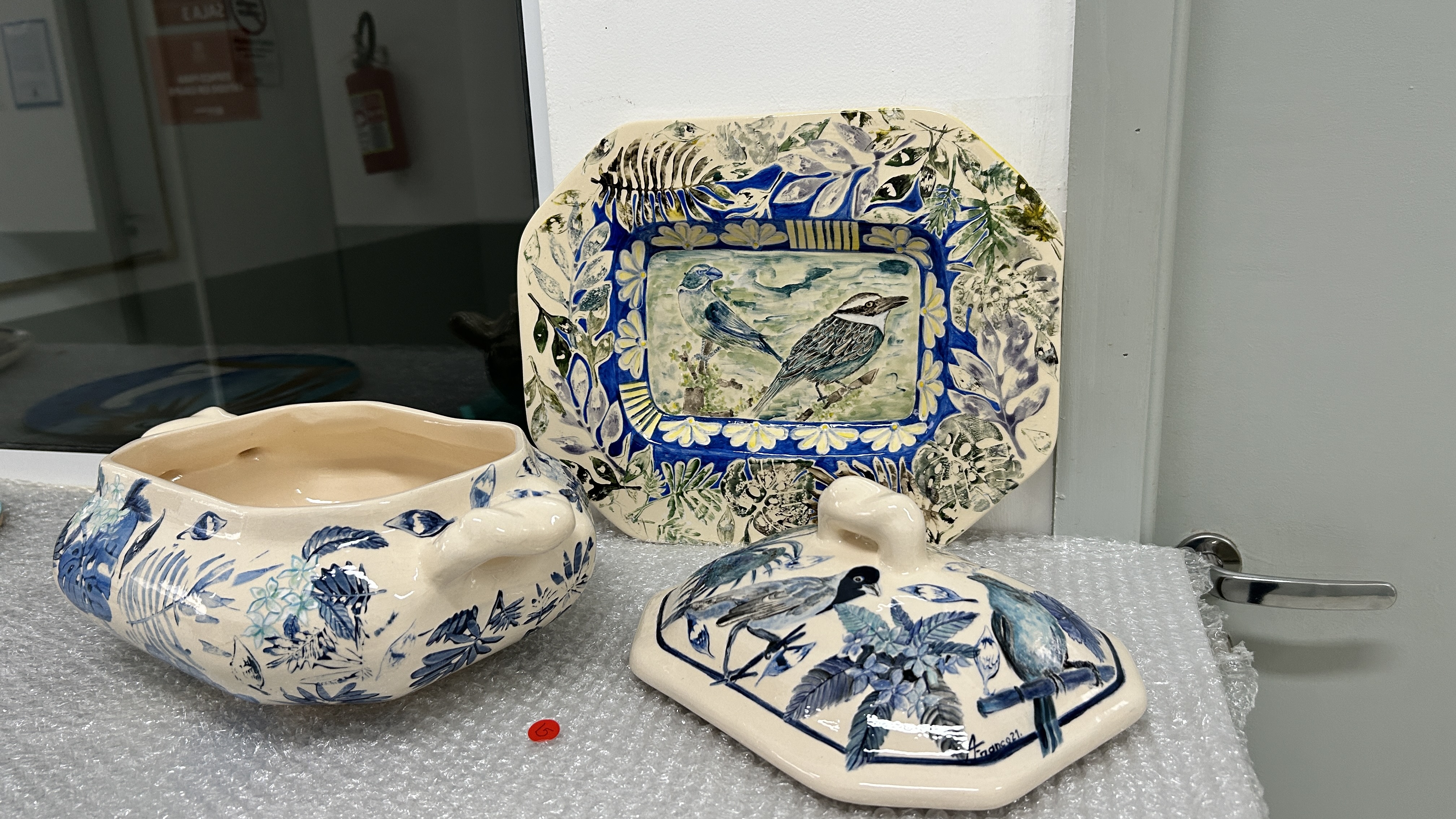 Imagem da notícia Biblioteca FUNEPE - Exposição de Arte em Cerâmica São Francisco