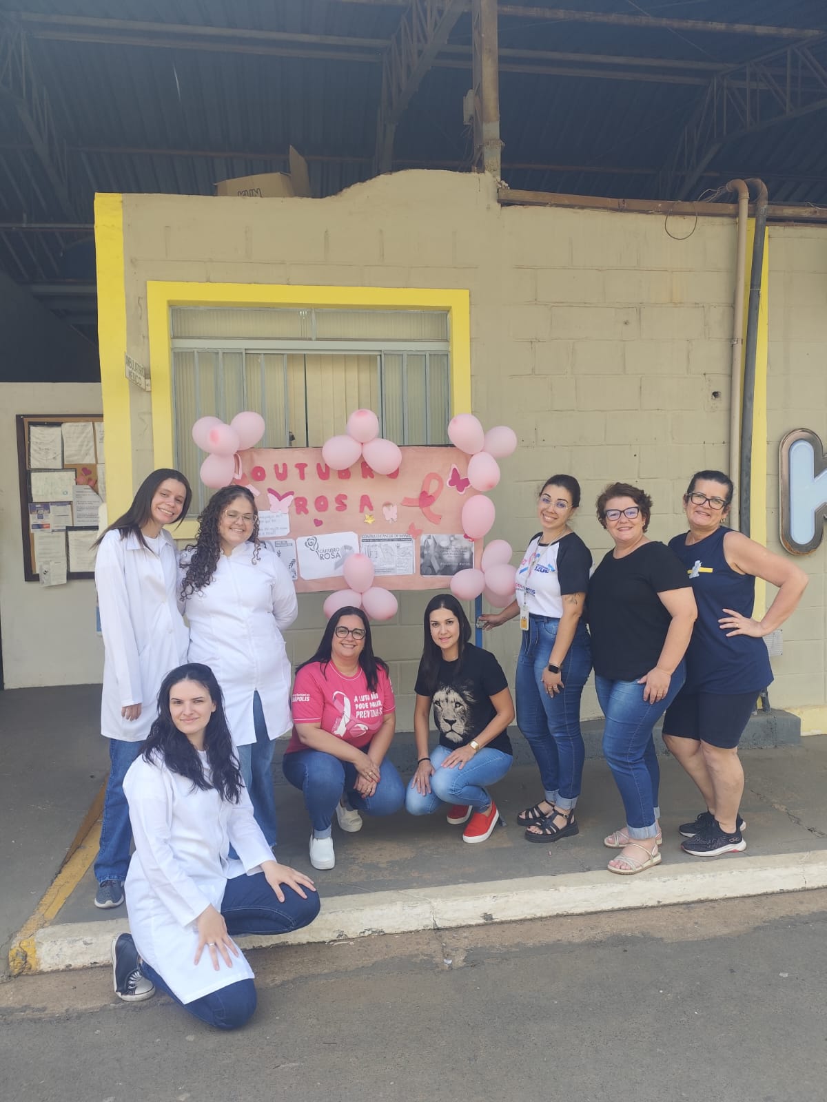 Graduação em Enfermagem - Turma promove campanha de Saúde da Mulher em empresa local 