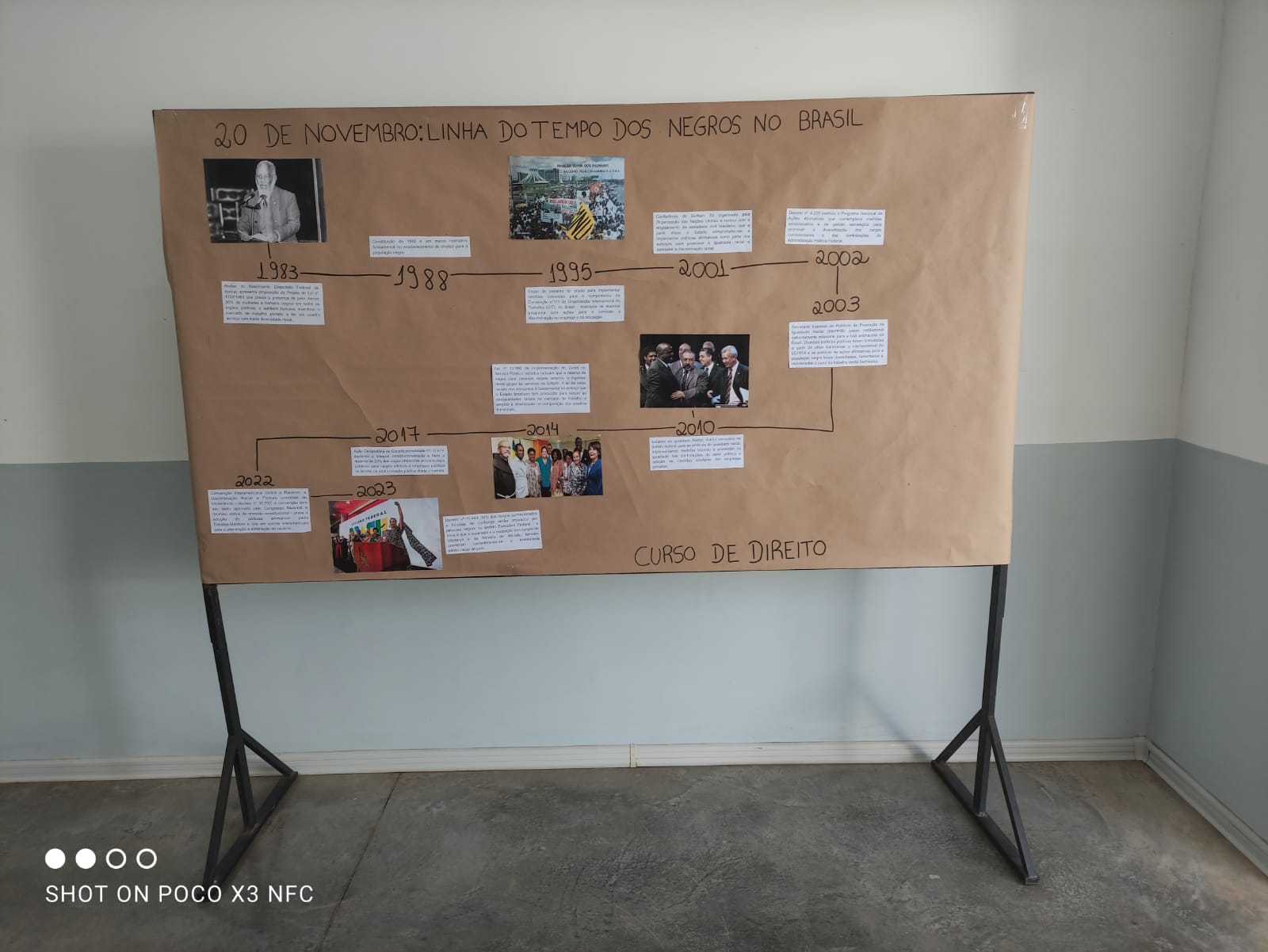 Imagem da notícia Alunos de Direito promovem conscientização nos corredores da faculdade