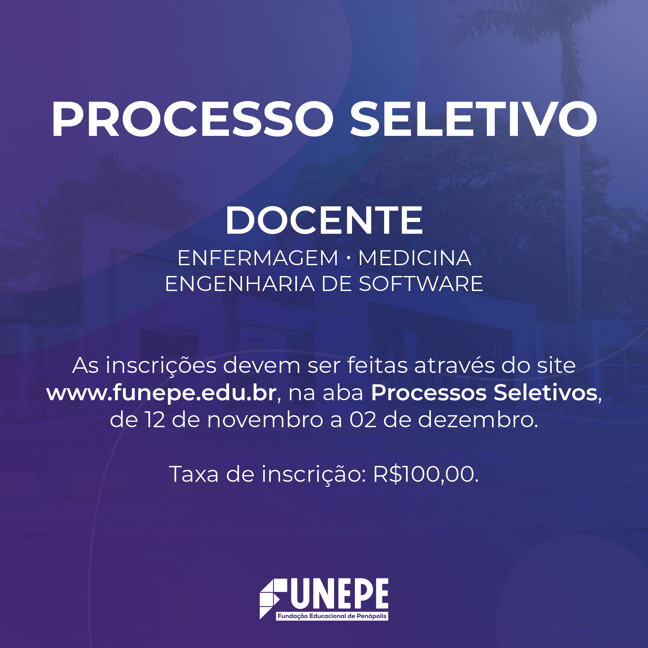 Processo Seletivo Docente 
