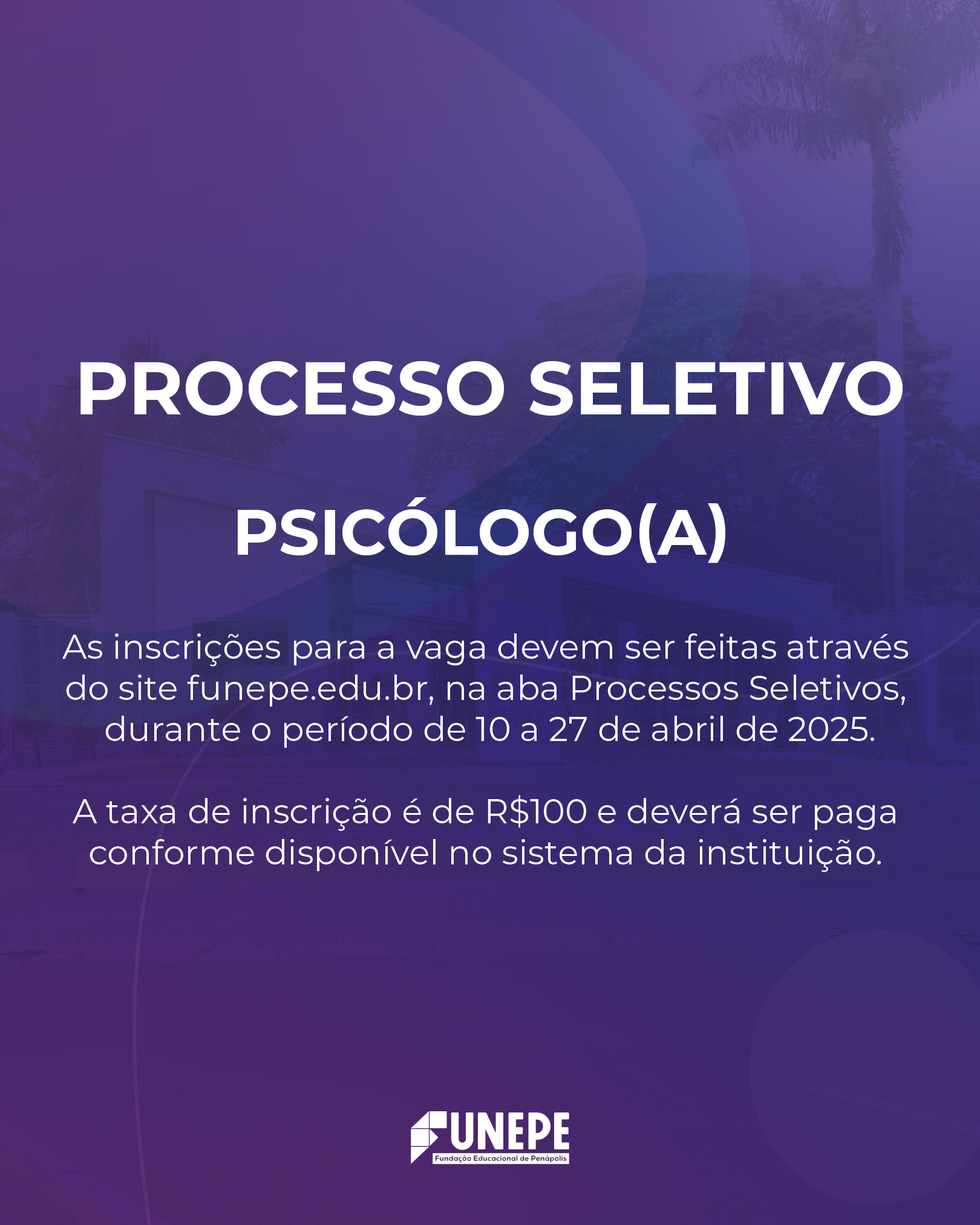 Processo Seletivo Psicólogos 