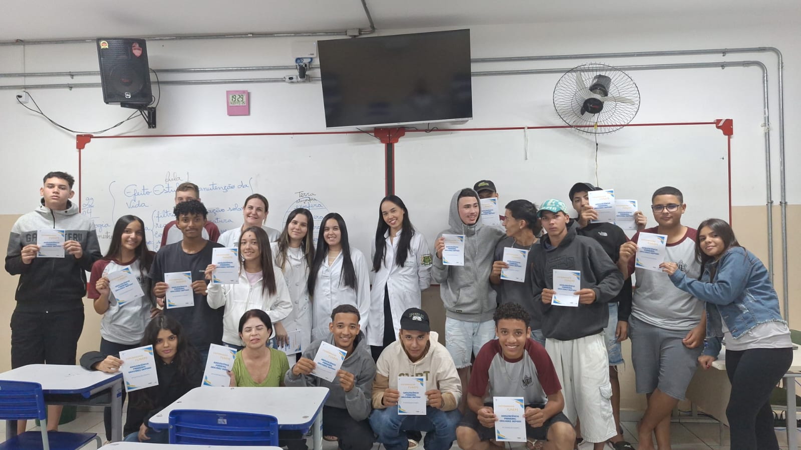Imagem da notícia BB de Arroz: Projeto de Enfermagem da FUNEPE Leva Conscientização sobre Gravidez na Adolescência às Escolas