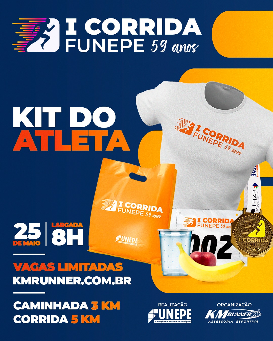 Imagem da notícia I Corrida FUNEPE: percurso liberado