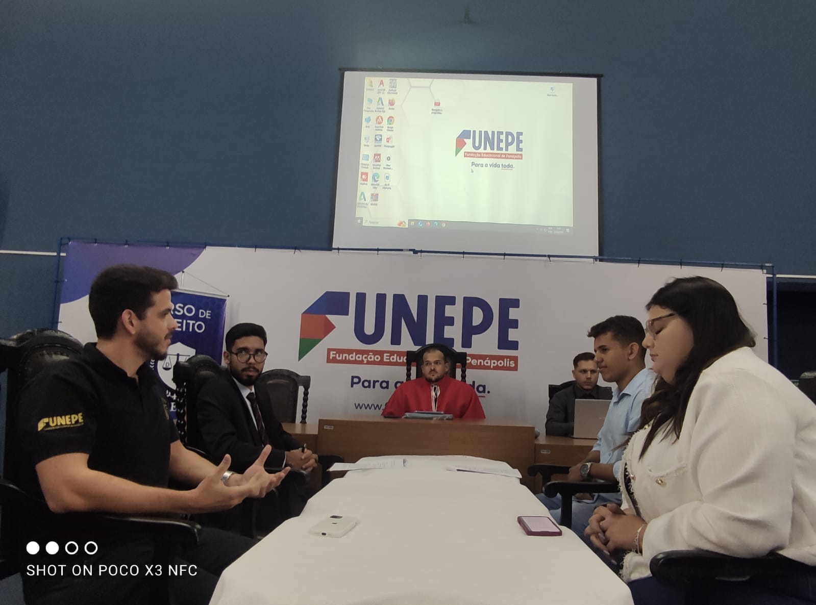 Imagem da notícia Alunos do curso de Direito realizam Audiências Simuladas em Disciplina Prática Jurídica