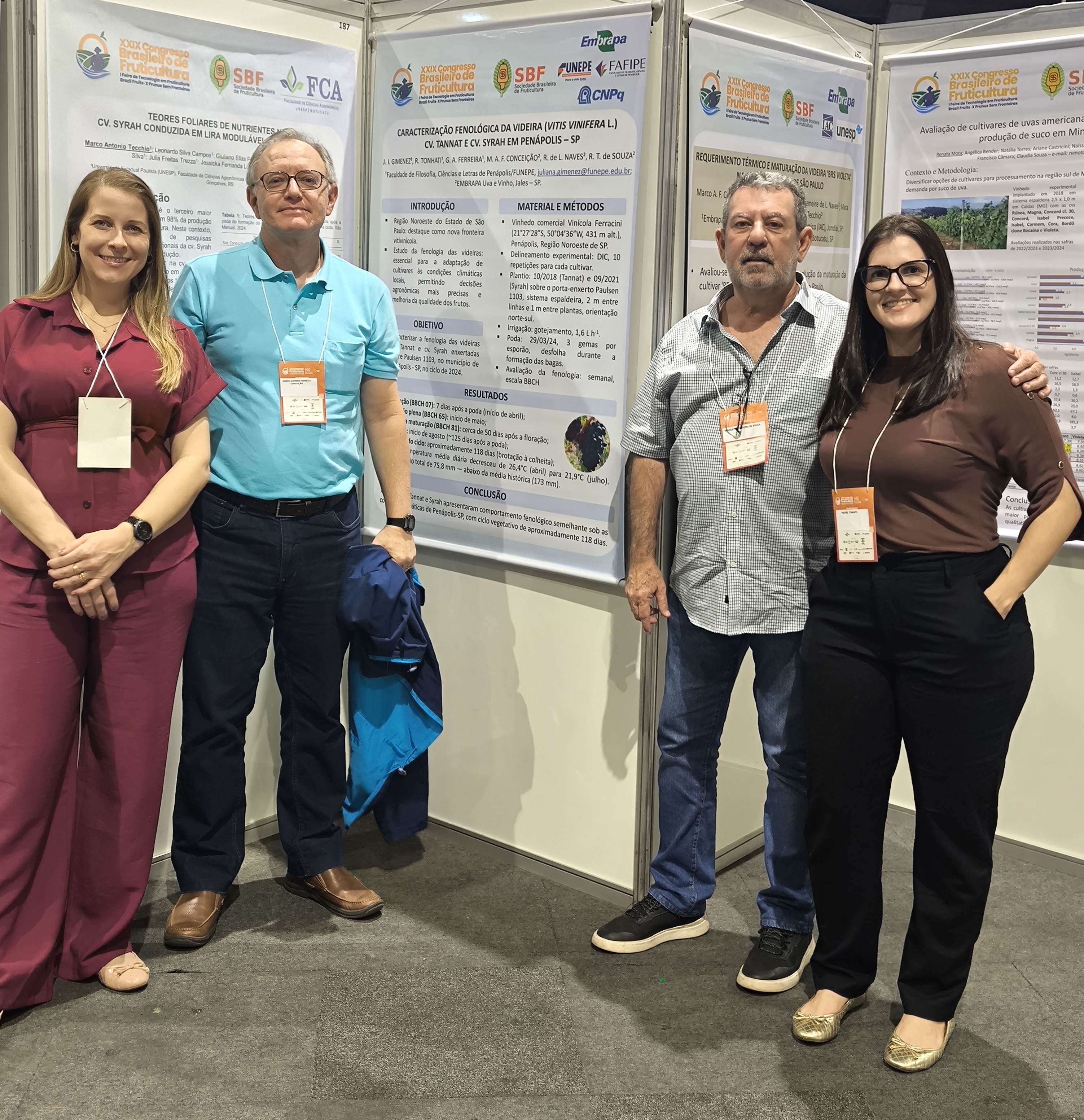 Docentes da FUNEPE participam do XXIX Congresso Brasileiro de Fruticultura