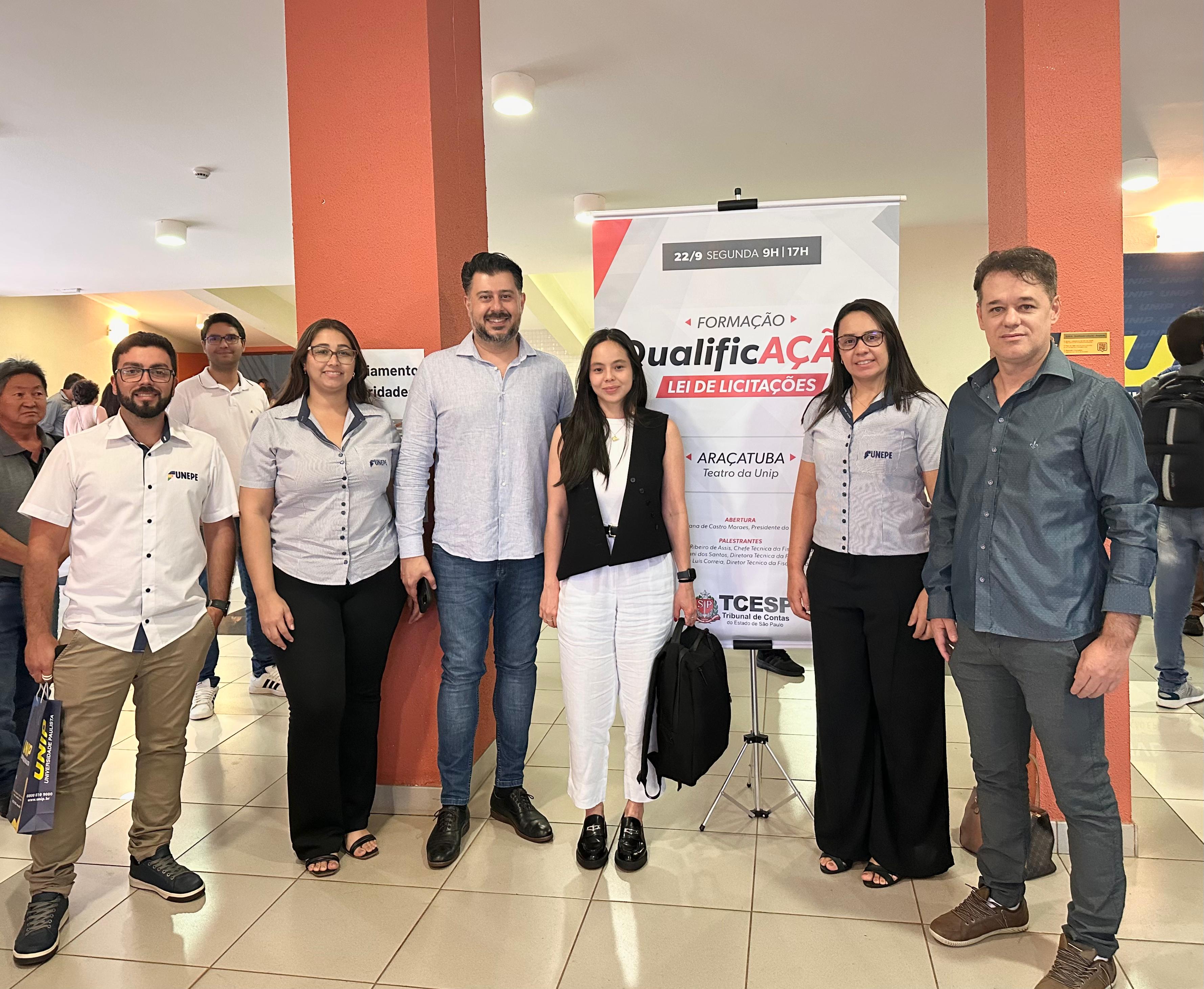 Equipe técnico administrativo participa de evento de capacitação do Tribunal de Contas SP
