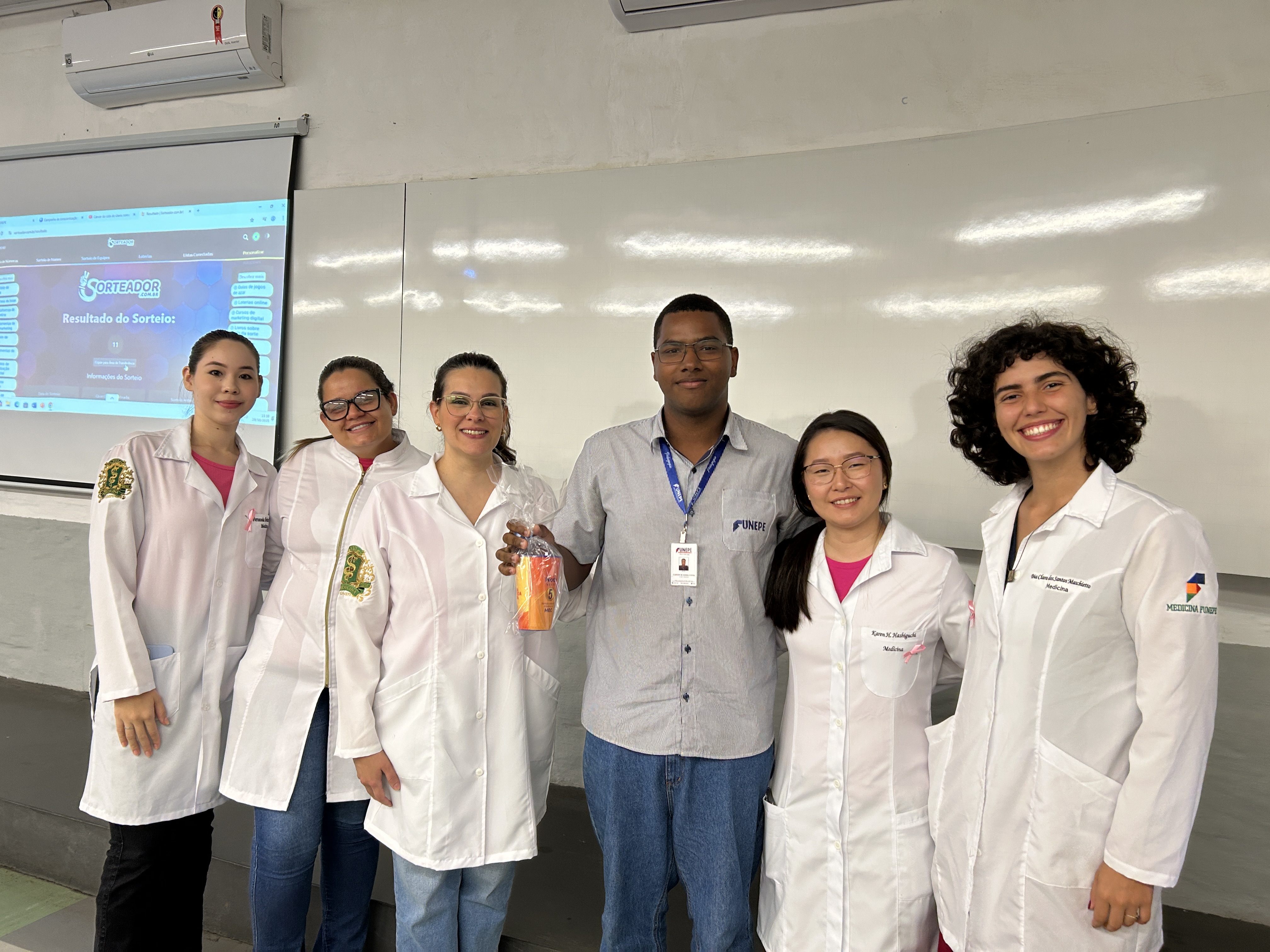 Imagem da notícia CIPA da FUNEPE Promove Ação de Conscientização no Outubro Rosa
