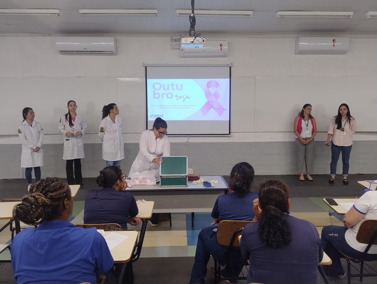 Imagem da notícia CIPA da FUNEPE Promove Ação de Conscientização no Outubro Rosa