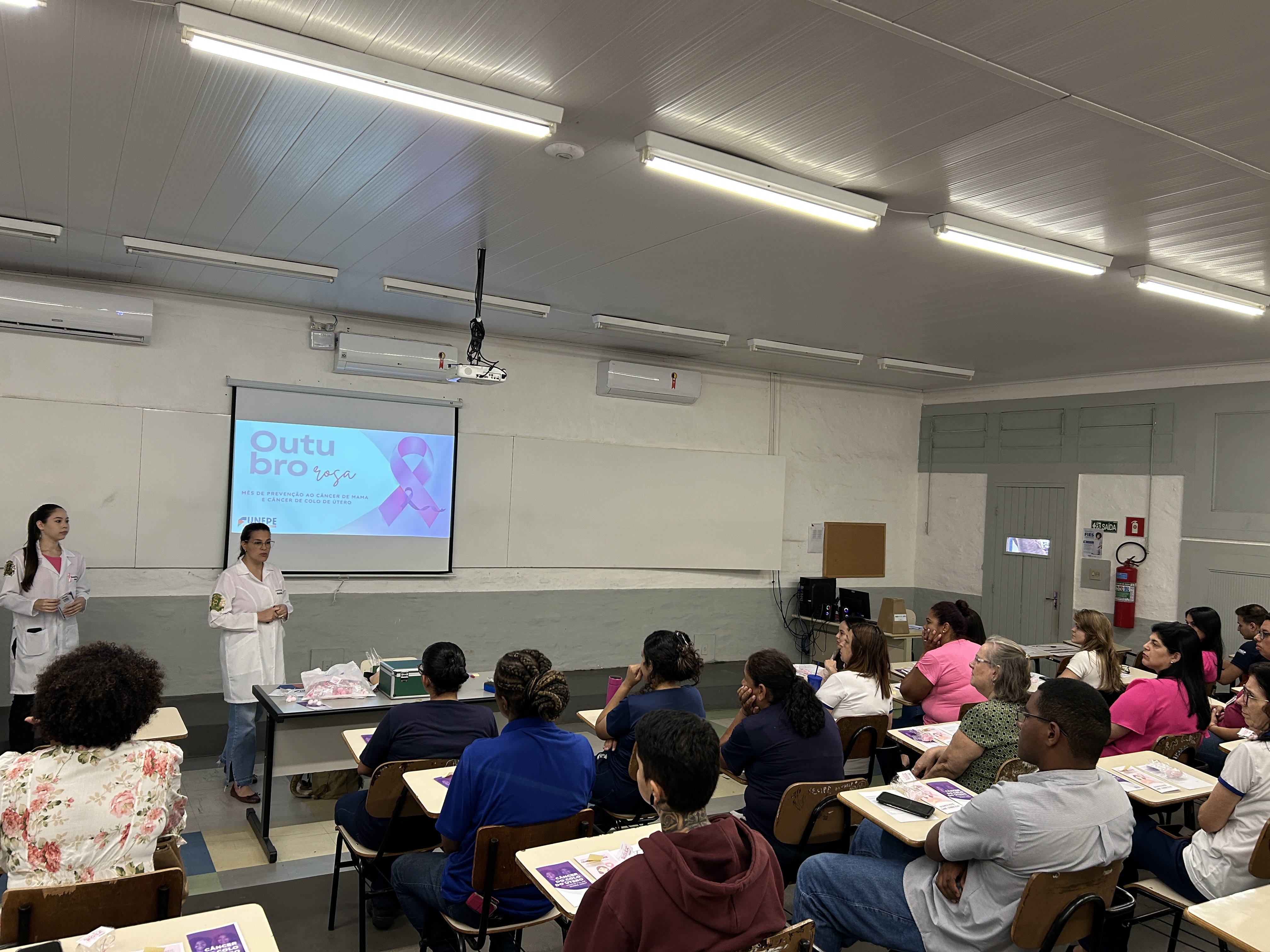 Imagem da notícia CIPA da FUNEPE Promove Ação de Conscientização no Outubro Rosa
