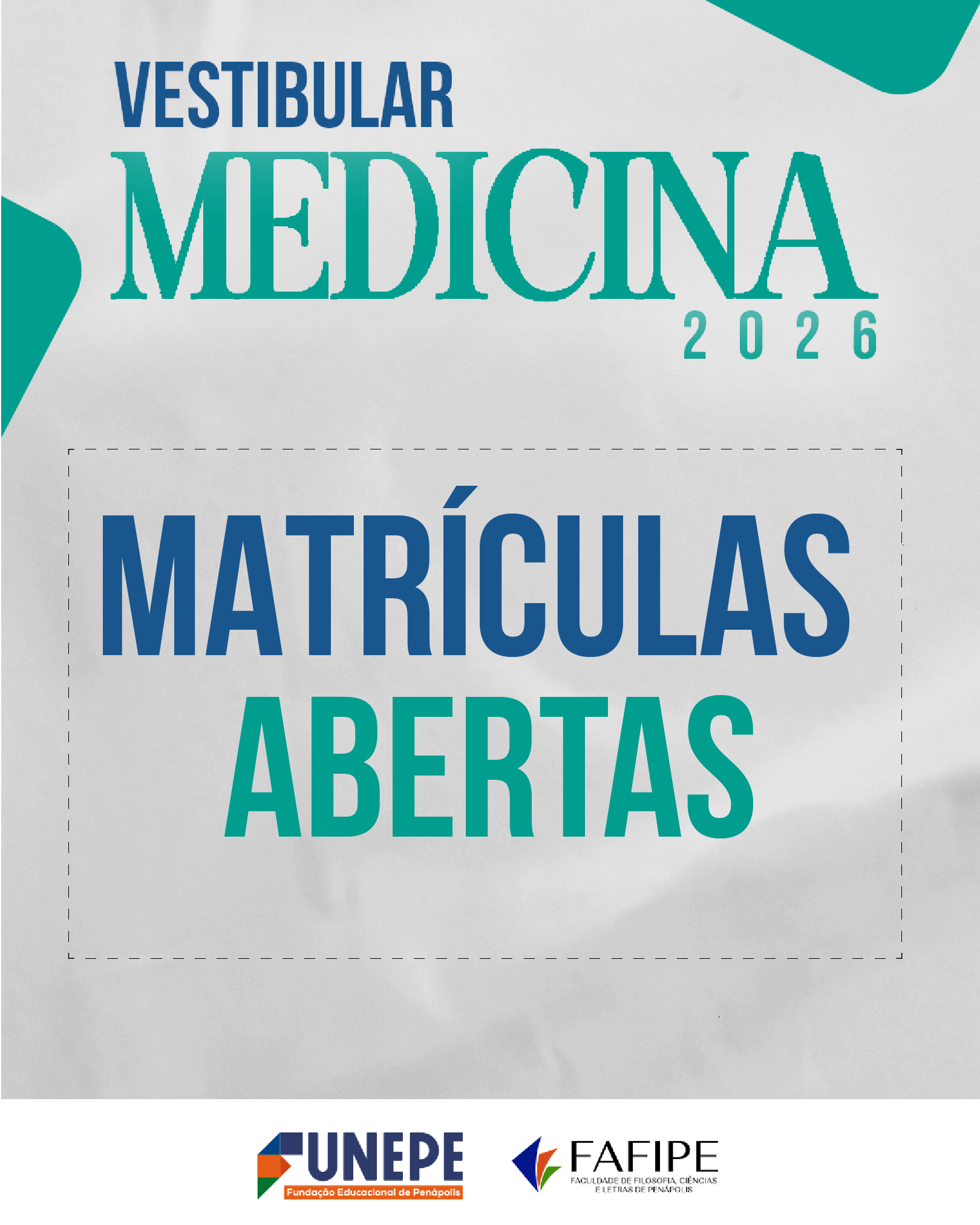 Imagem da notícia Matrículas abertas para os aprovados nos vestibulares de medicina e cursos tradicionais