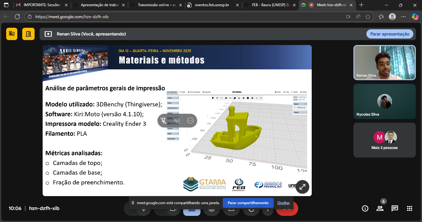Imagem da notícia Evento Científico: Discentes da FUNEPE se destacam em Simpósio da UNESP