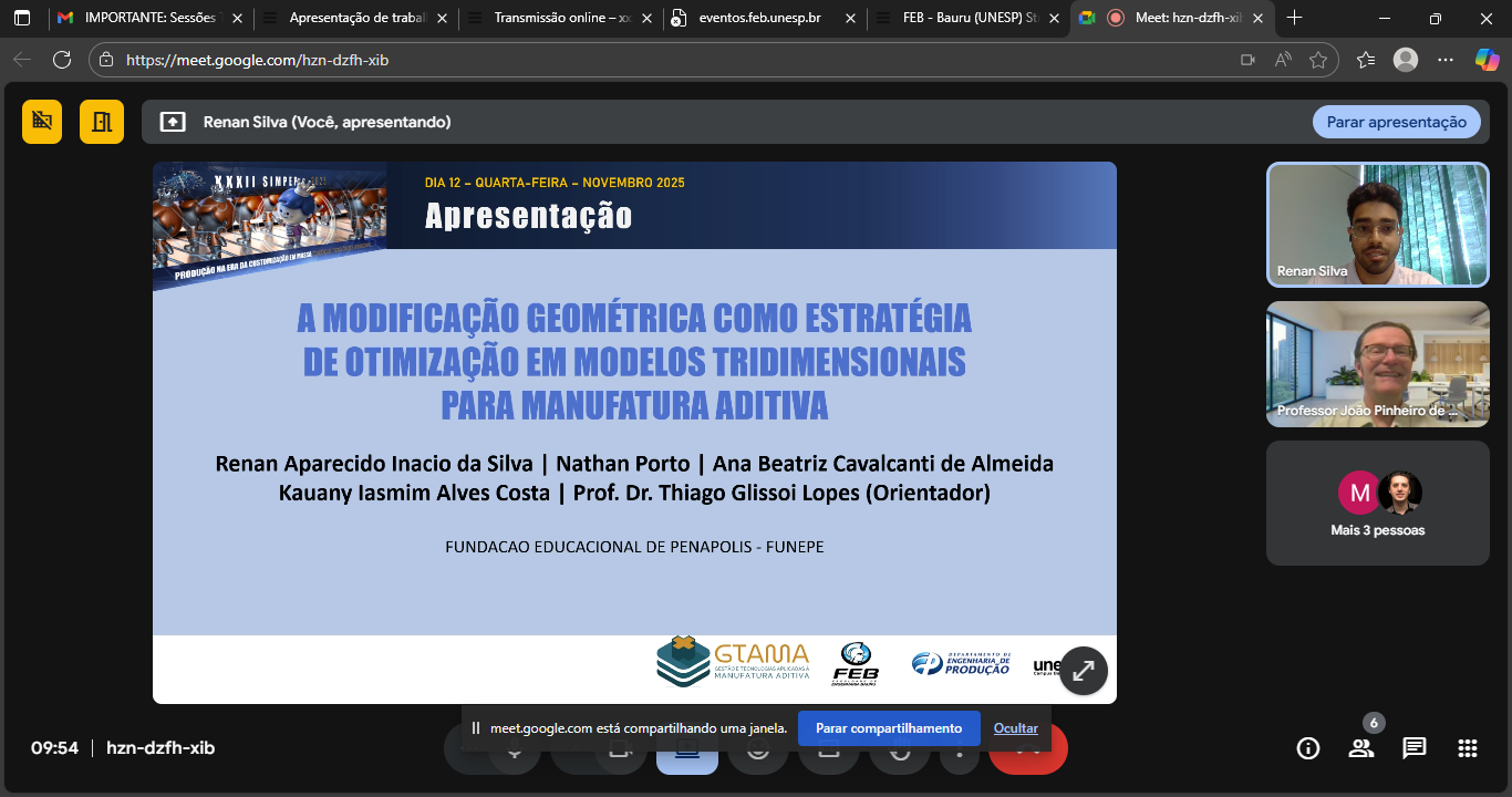 Evento Científico: Discentes da FUNEPE se destacam em Simpósio da UNESP
