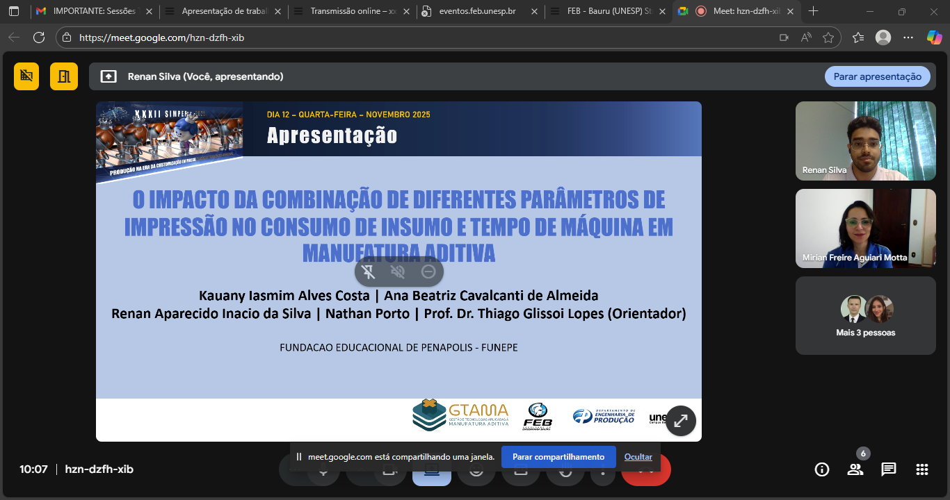 Imagem da notícia Evento Científico: Discentes da FUNEPE se destacam em Simpósio da UNESP