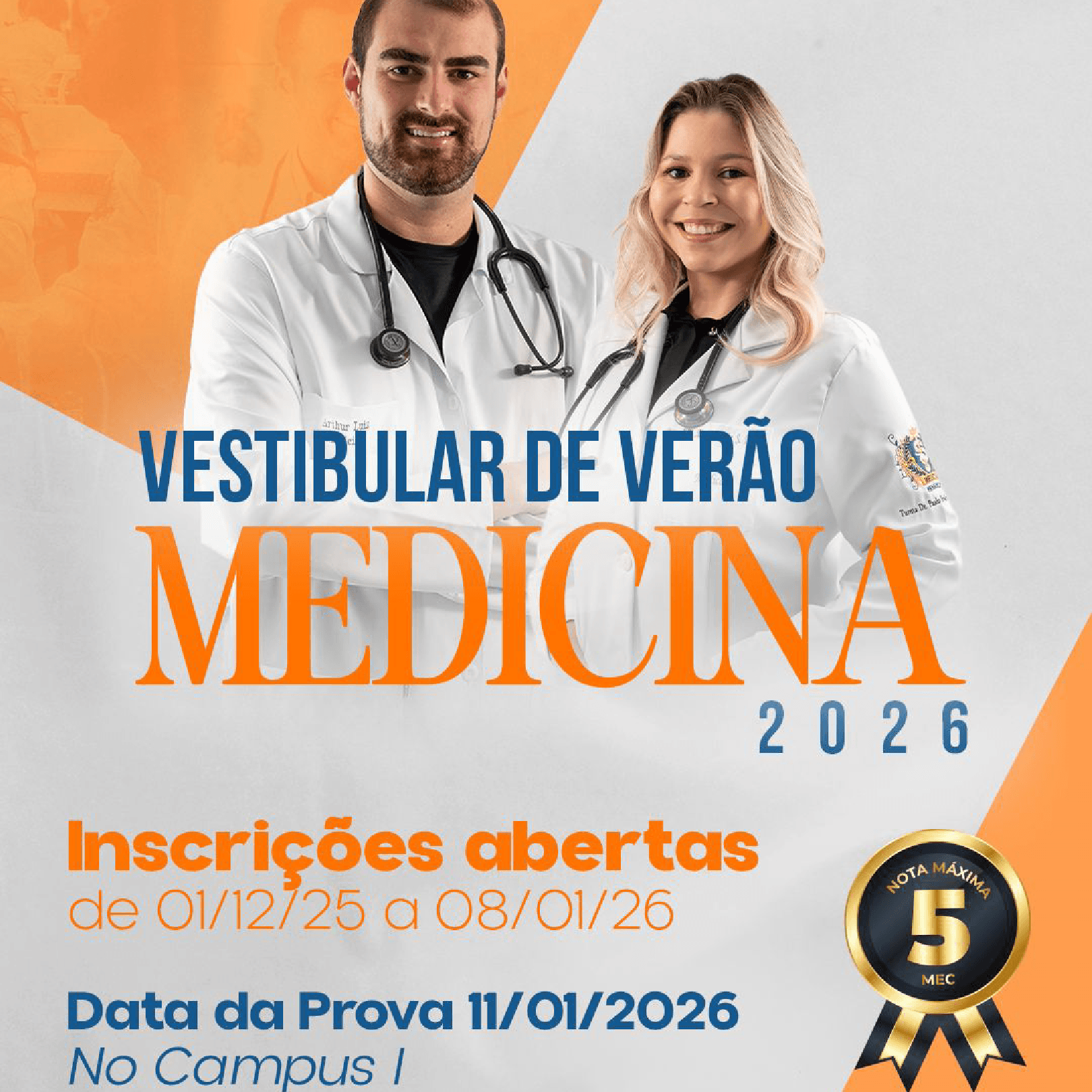 Vestibular de Verão 2026 Medicina 