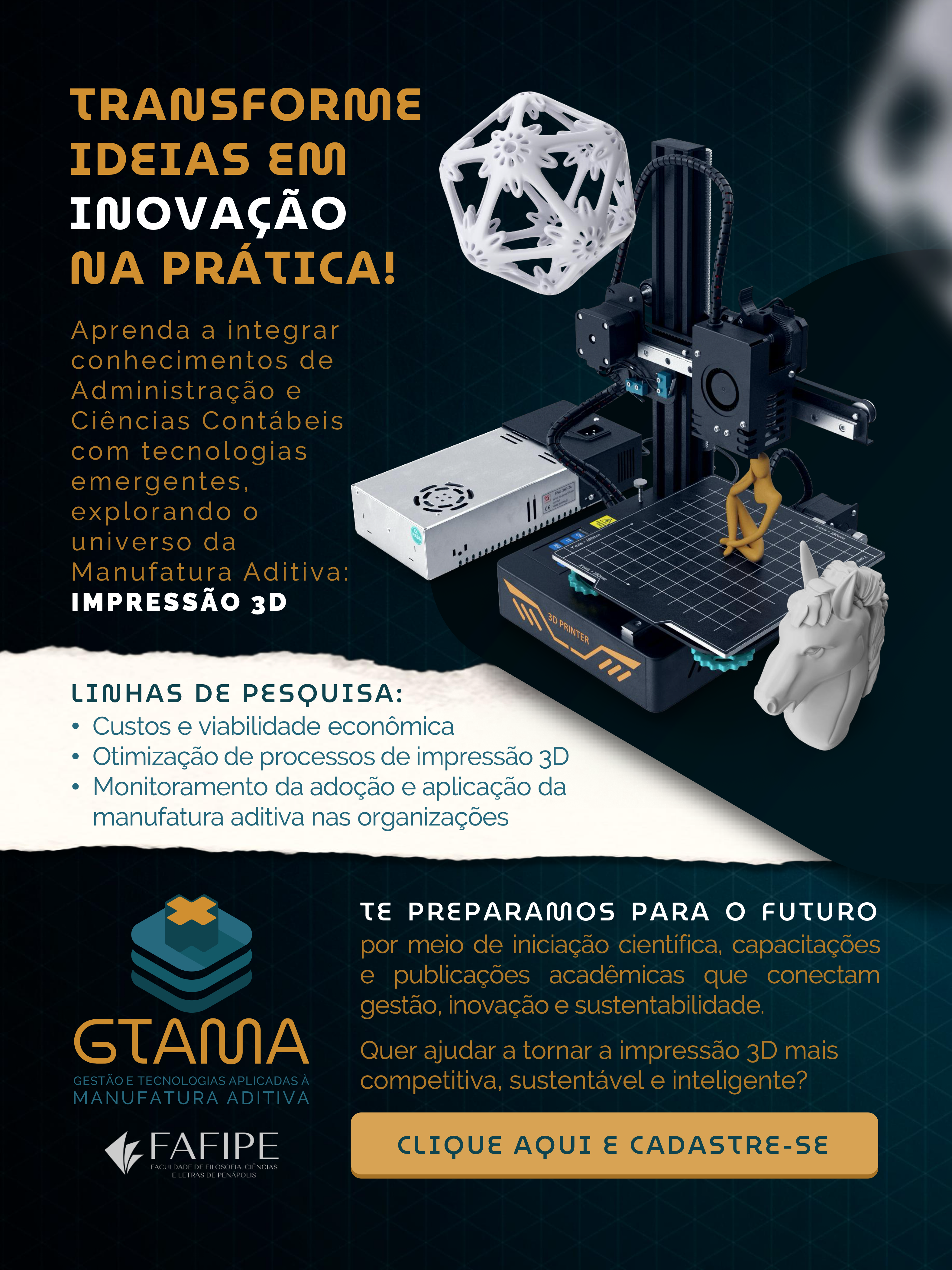 Inscrições abertas para o Grupo de Pesquisa GTAMA 2026