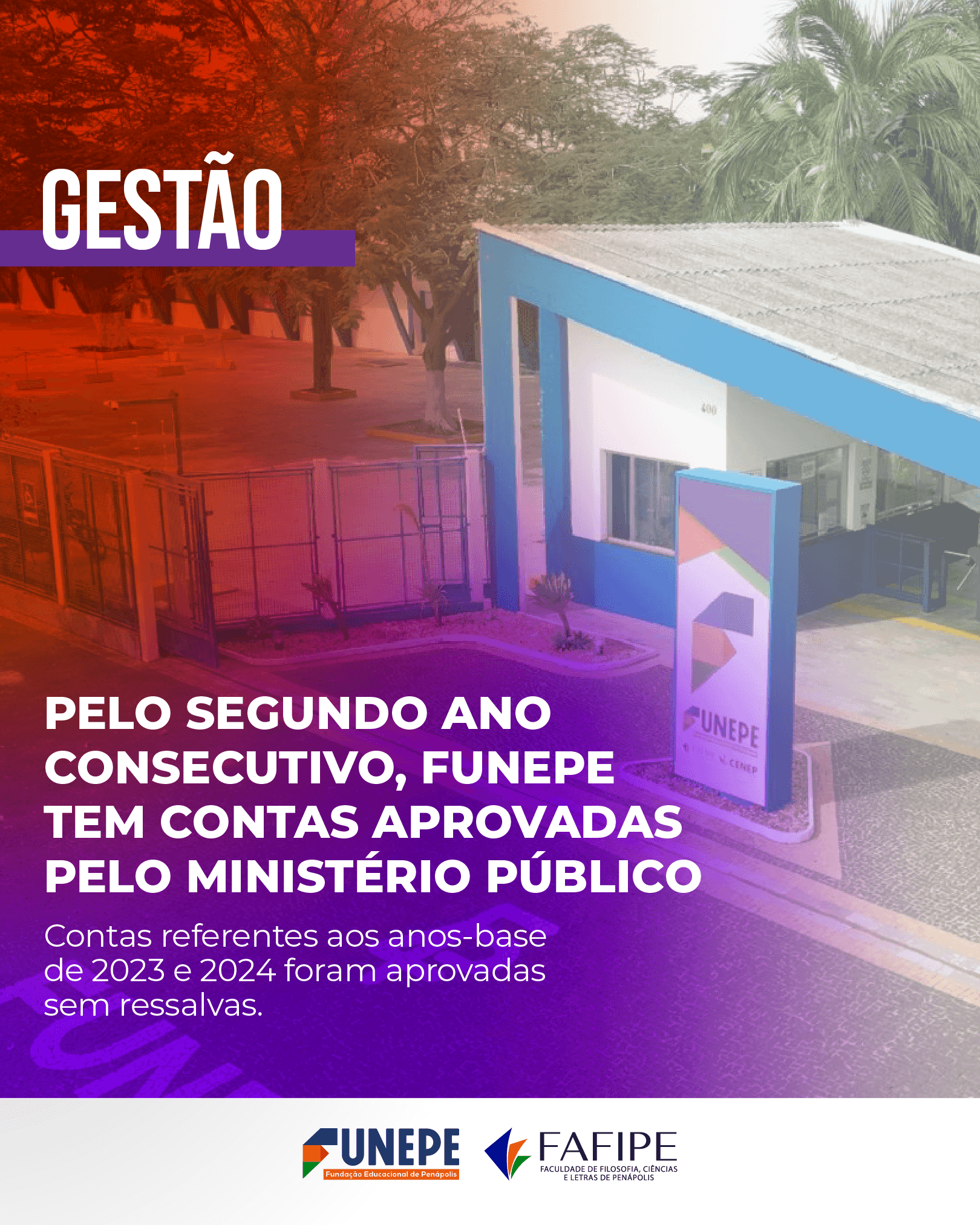 Fundação Educacional de Penápolis tem aprovação de contas sem ressalvas pelo Ministério Público