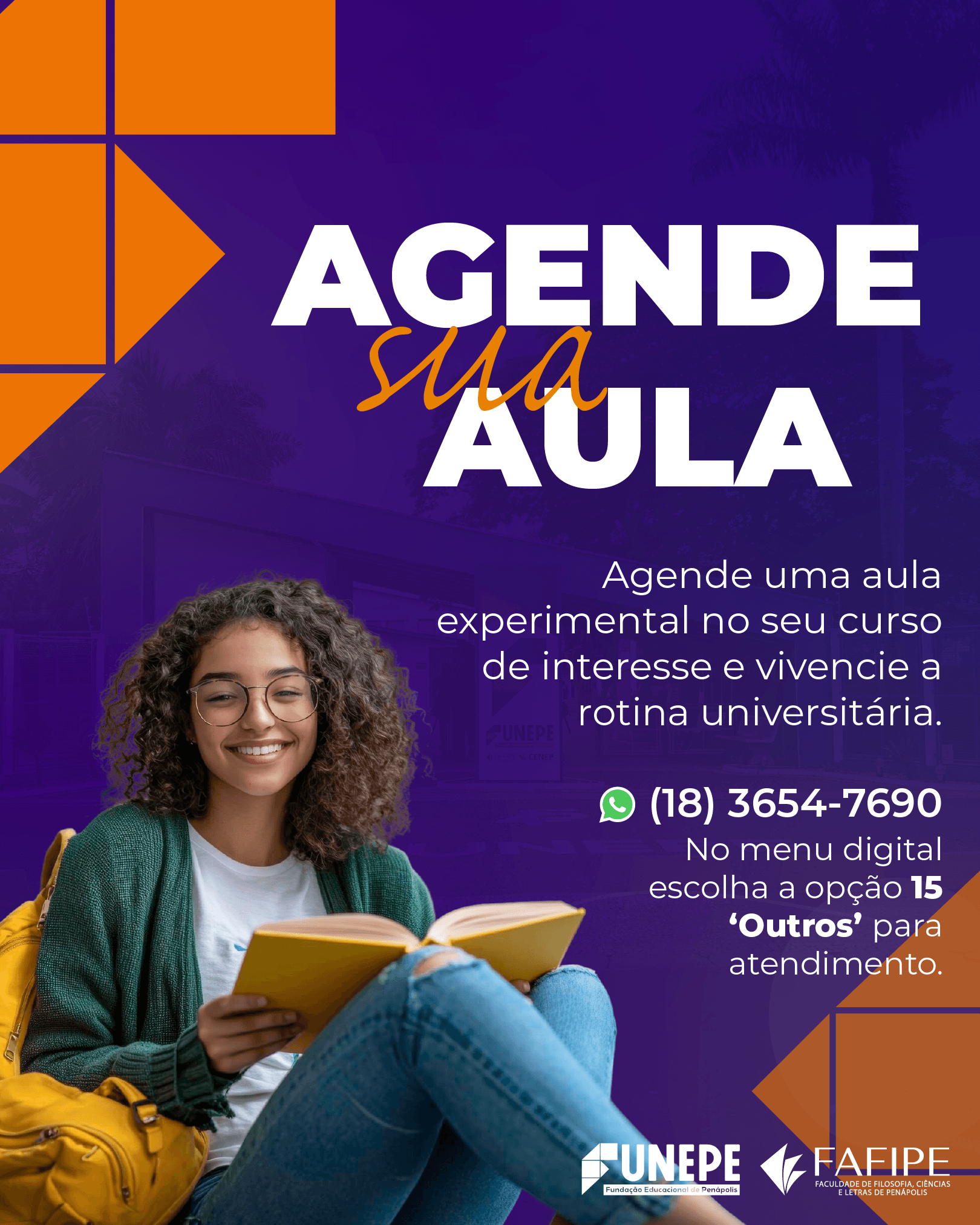 Agende uma aula experimental gratuita 